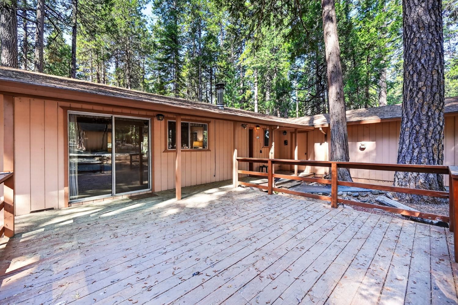 20191 Kit Court Volcano, CA 95689 - Photo 10 of 54 a backyard of a house with wooden floor and fence