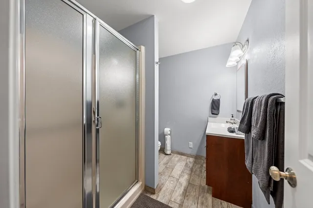a view of a bathroom with a sink