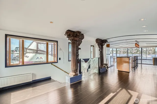 a room with gym equipment