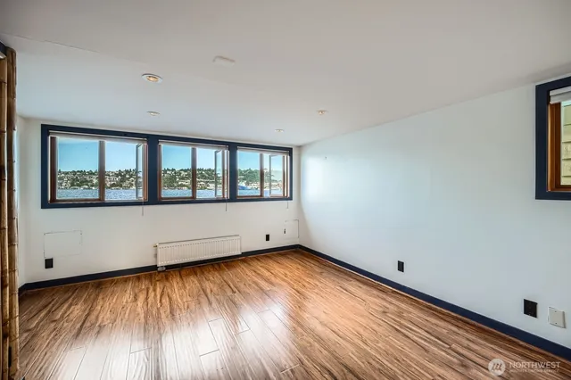 wooden floor in an empty room