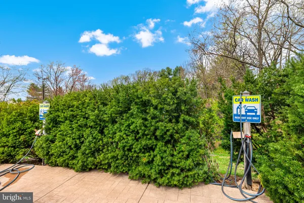 a view of a pathway both side of residential houses