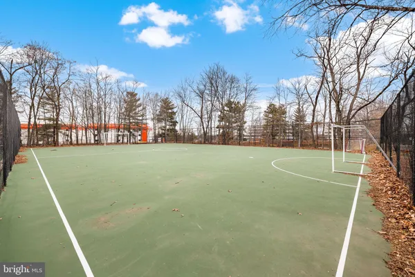 a view of a basketball court