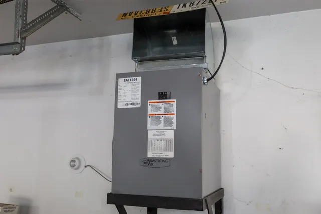 a close view of a fireplace in a room