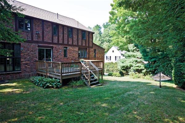 25 Lancaster Road Newton, MA 02458 - Photo 10 of 10 a view of a house with a backyard