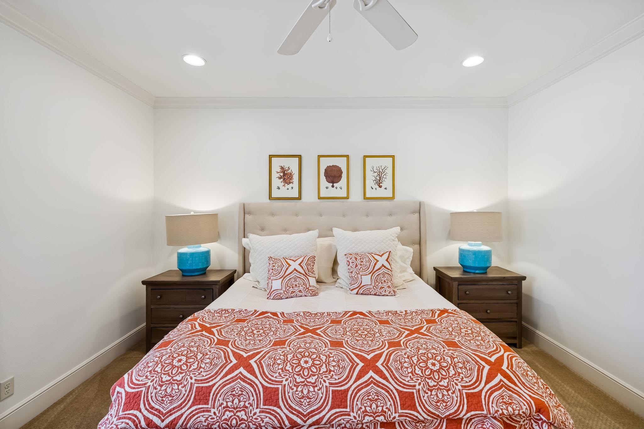 2319 Terminal Loop Road McQueeney, TX 78123 - Photo 21 of 29 a bedroom with a bed and wooden floor