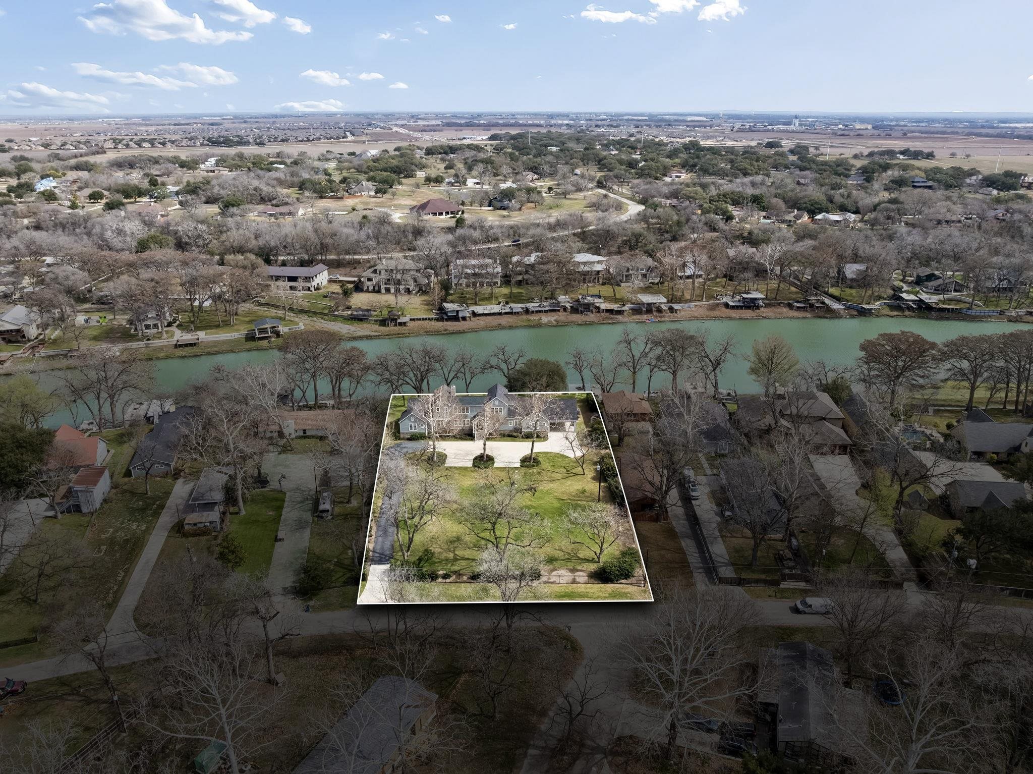 2319 Terminal Loop Road McQueeney, TX 78123 - Photo 6 of 29 an aerial view of mountain with yard