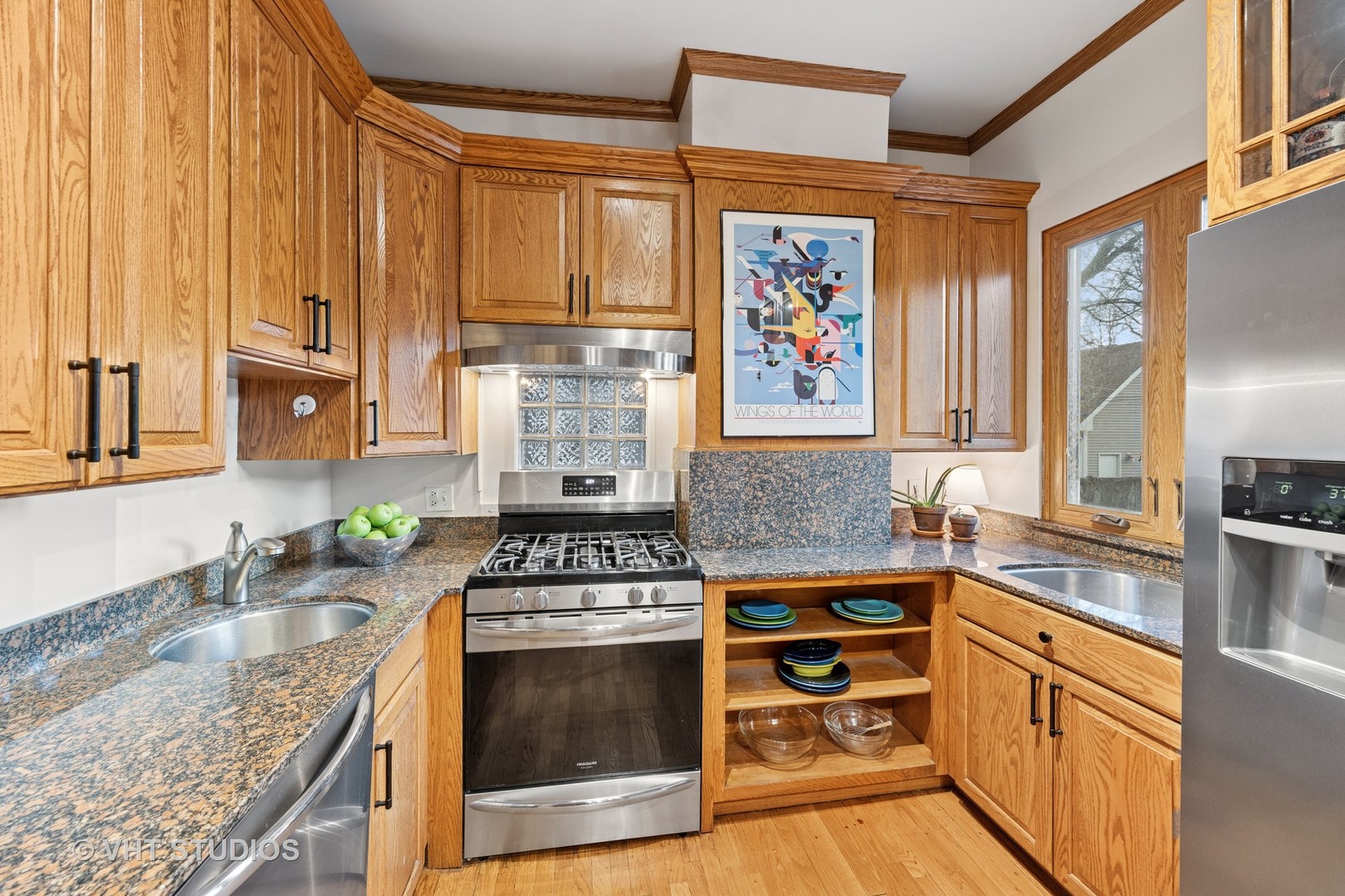 309 Wesley Avenue Oak Park, IL 60302 - Photo 16 of 56 a kitchen with stainless steel appliances granite countertop a stove and a sink