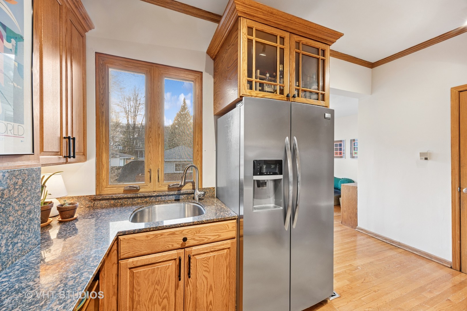 309 Wesley Avenue Oak Park, IL 60302 - Photo 19 of 56 a kitchen with stainless steel appliances granite countertop a refrigerator and a sink