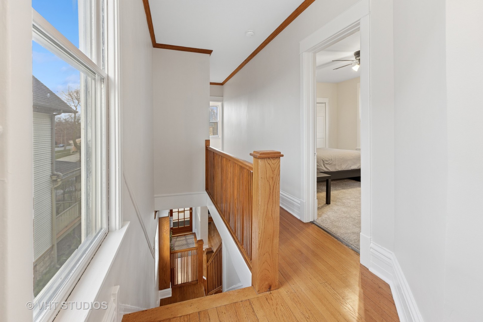 309 Wesley Avenue Oak Park, IL 60302 - Photo 25 of 56 a view of a hallway with wooden floor and entryway