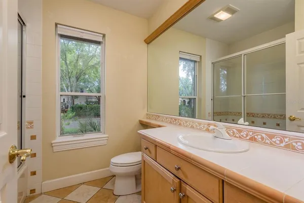 a view of chair and tables in the patio