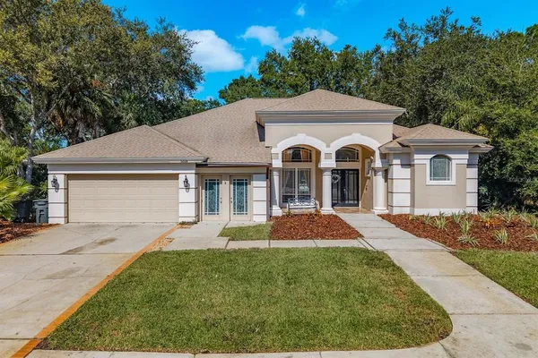 a view of a golf course