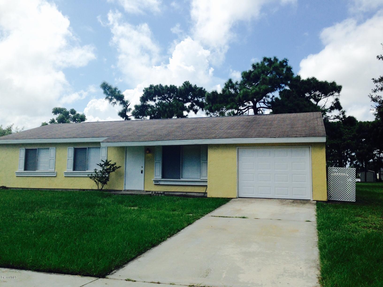 1220 Freil Road Northeast Palm Bay, FL 32905 - Photo 2 of 11 HOME FRONT VIEW 2