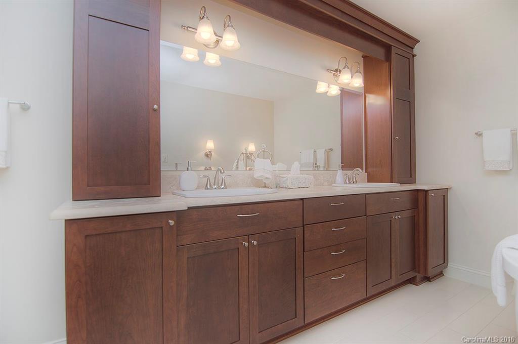 3001 Planters Ridge Road Charlotte, NC 28270 - Photo 18 of 24 a bathroom with a double vanity sink and a mirror
