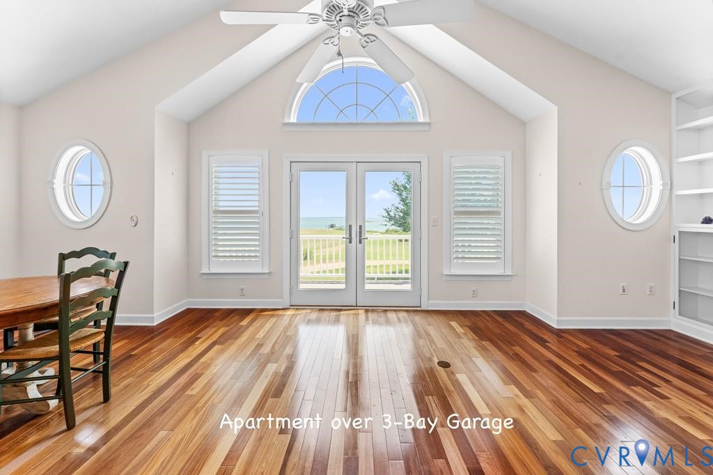 2414 Windmill Point Road White Stone, VA 22578 - Photo 42 of 72 a view of room with wooden floor and windows