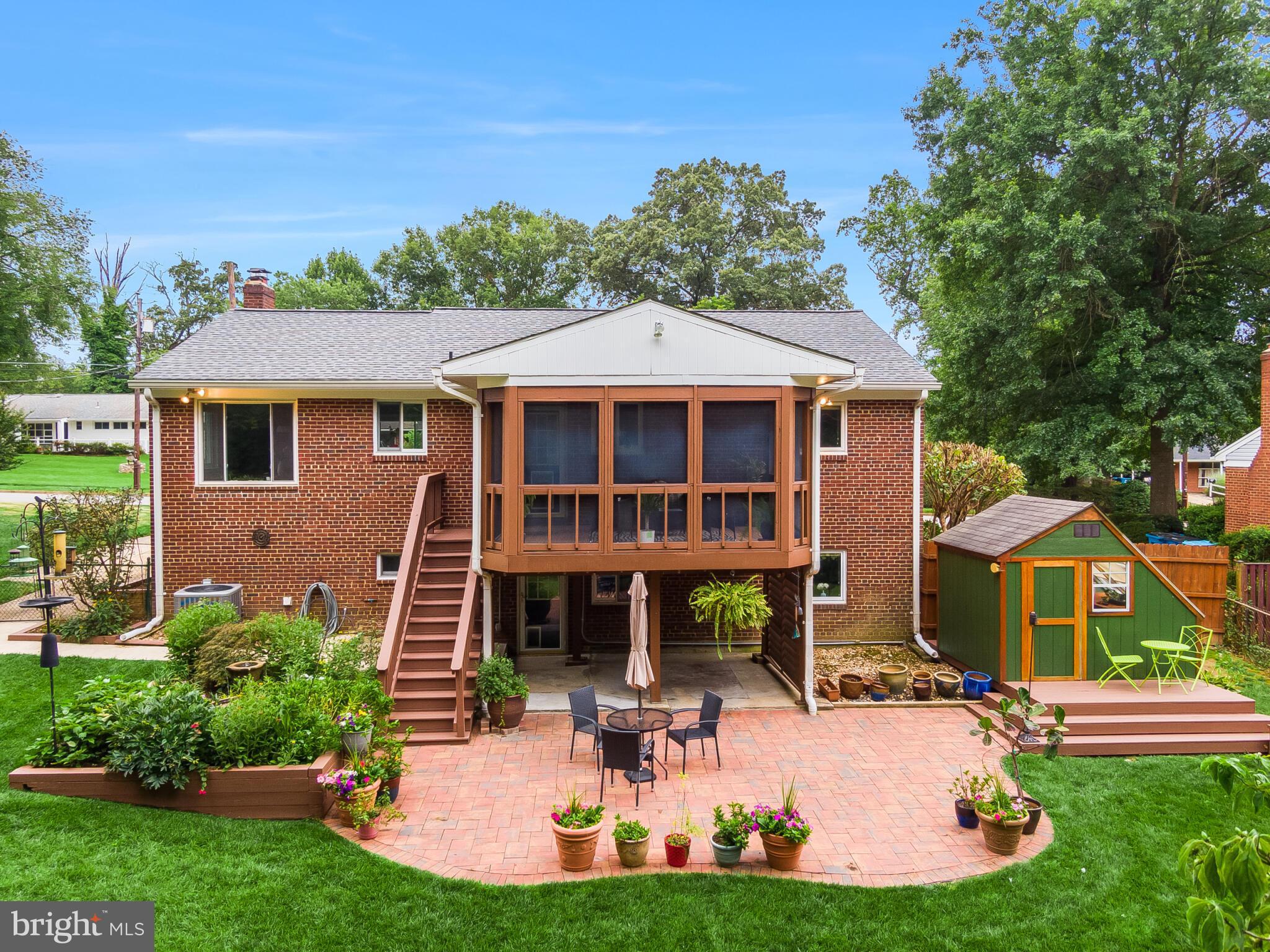 7504 Nancemond Street Springfield, VA 22150 - Photo 48 of 51 Rear exterior with patio