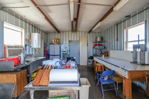 a room with musical instruments