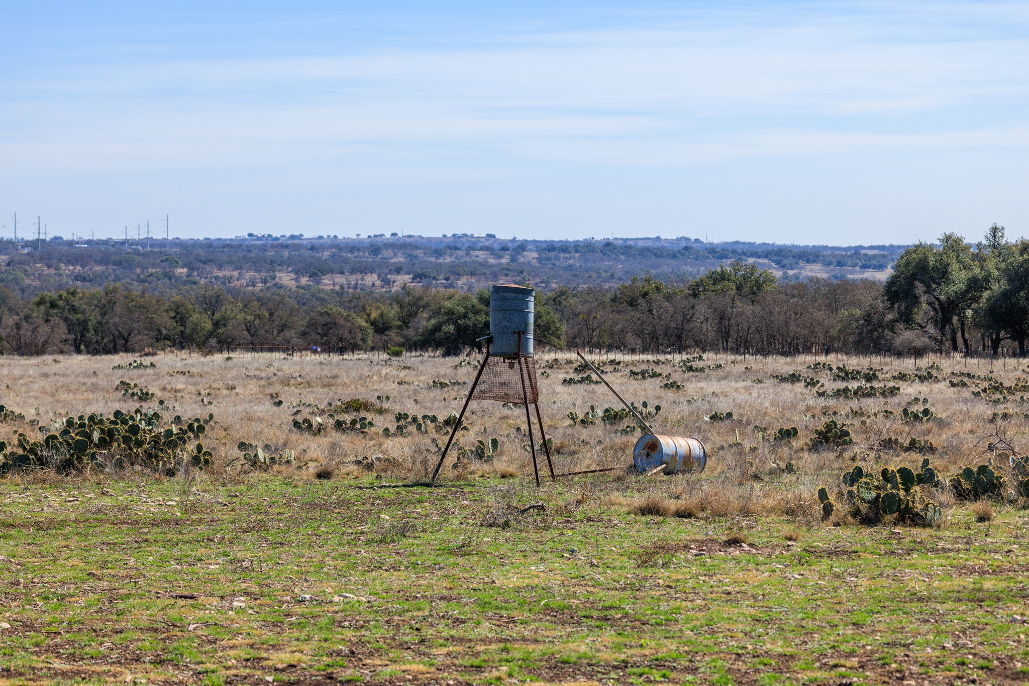 2020 Wendel Road Harper, TX 78631 - Photo 32 of 40 a view of a town with mountains in the background