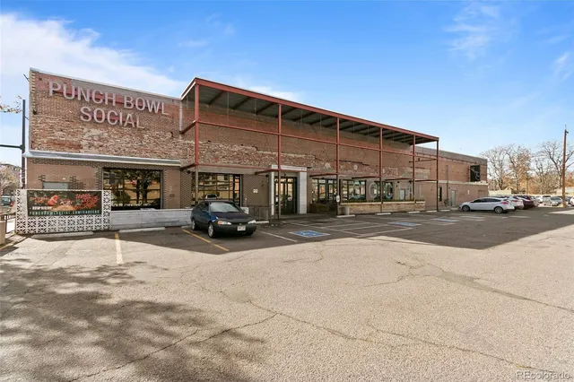 a car parked in front of building