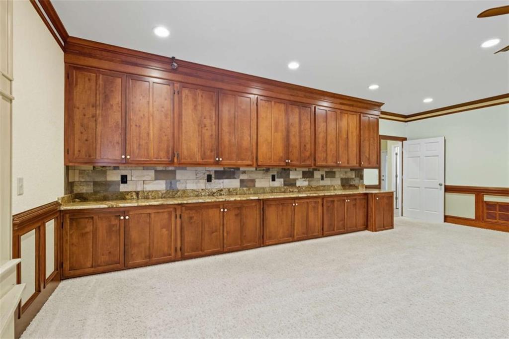 1091 Echota Road Clarkesville, GA 30523 - Photo 25 of 89 a view of kitchen with wooden cabinets