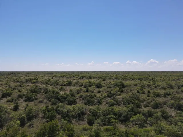 a view of a field with an ocean