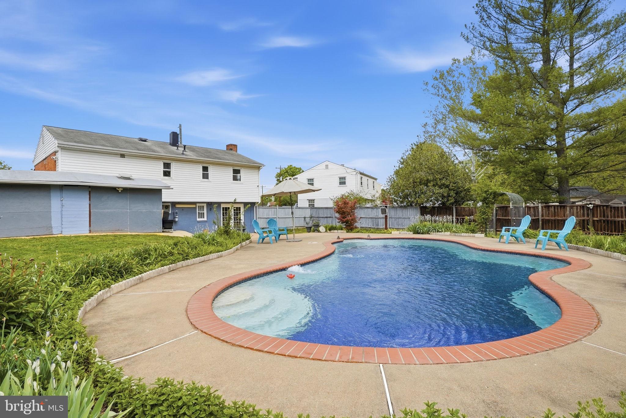 9609 Norfolk Street Manassas, VA 20109 - Photo 12 of 37 a view of a swimming pool with a patio