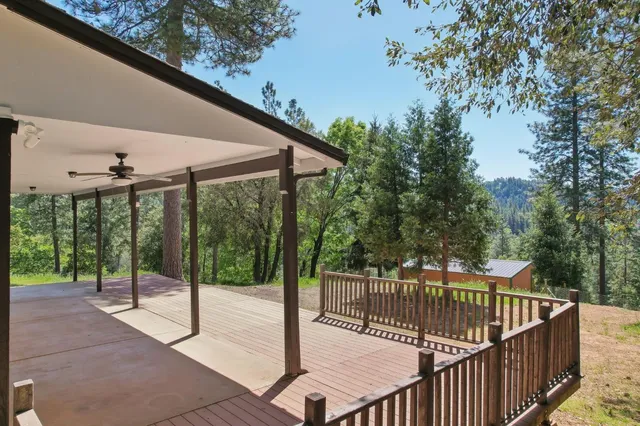 a view of a roof deck