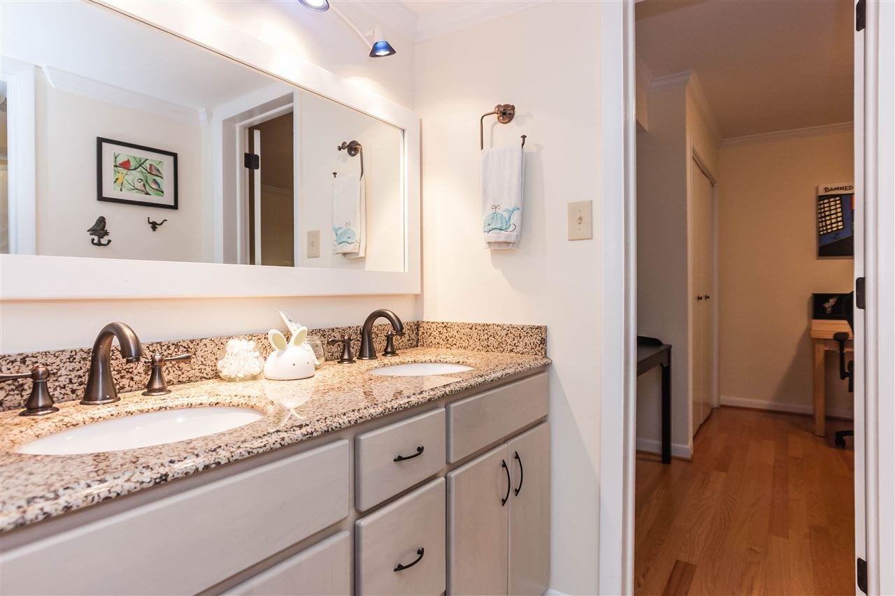 2908 Debra Drive Raleigh, NC 27607 - Photo 19 of 22 Jack and jill bathroom between the two bedrooms. Bathroom