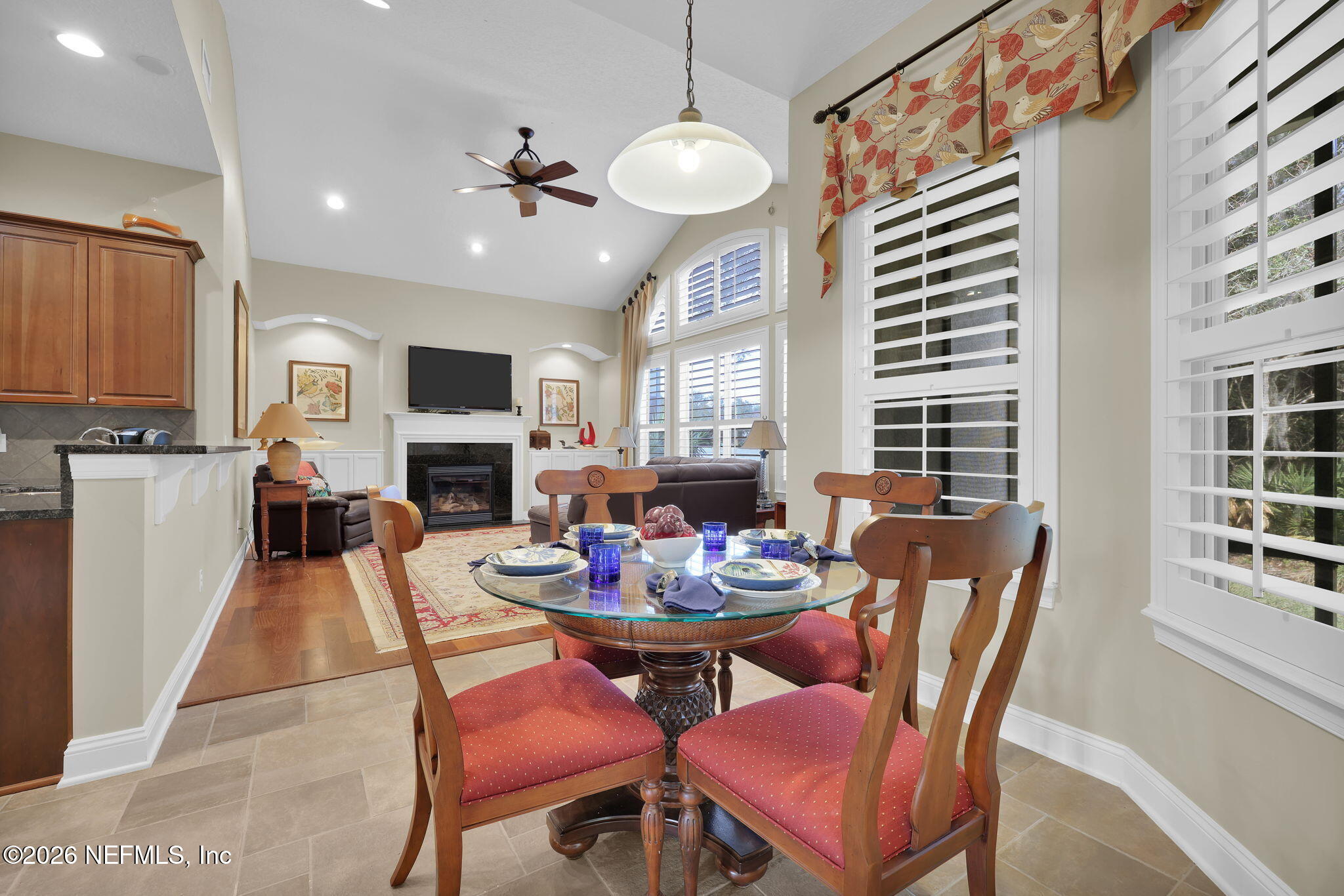 549 Sebastian Square St. Augustine, FL 32095 - Photo 15 of 51 a view of a dining room with furniture window and wooden floor