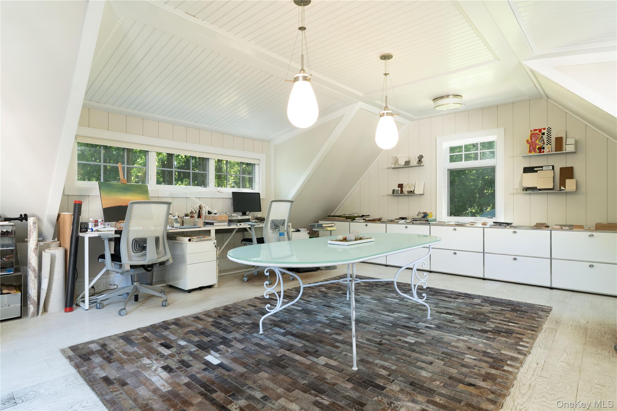 141 Washington Spring Road Palisades, NY 10964 - Photo 41 of 50 a living room with furniture a large window and a table