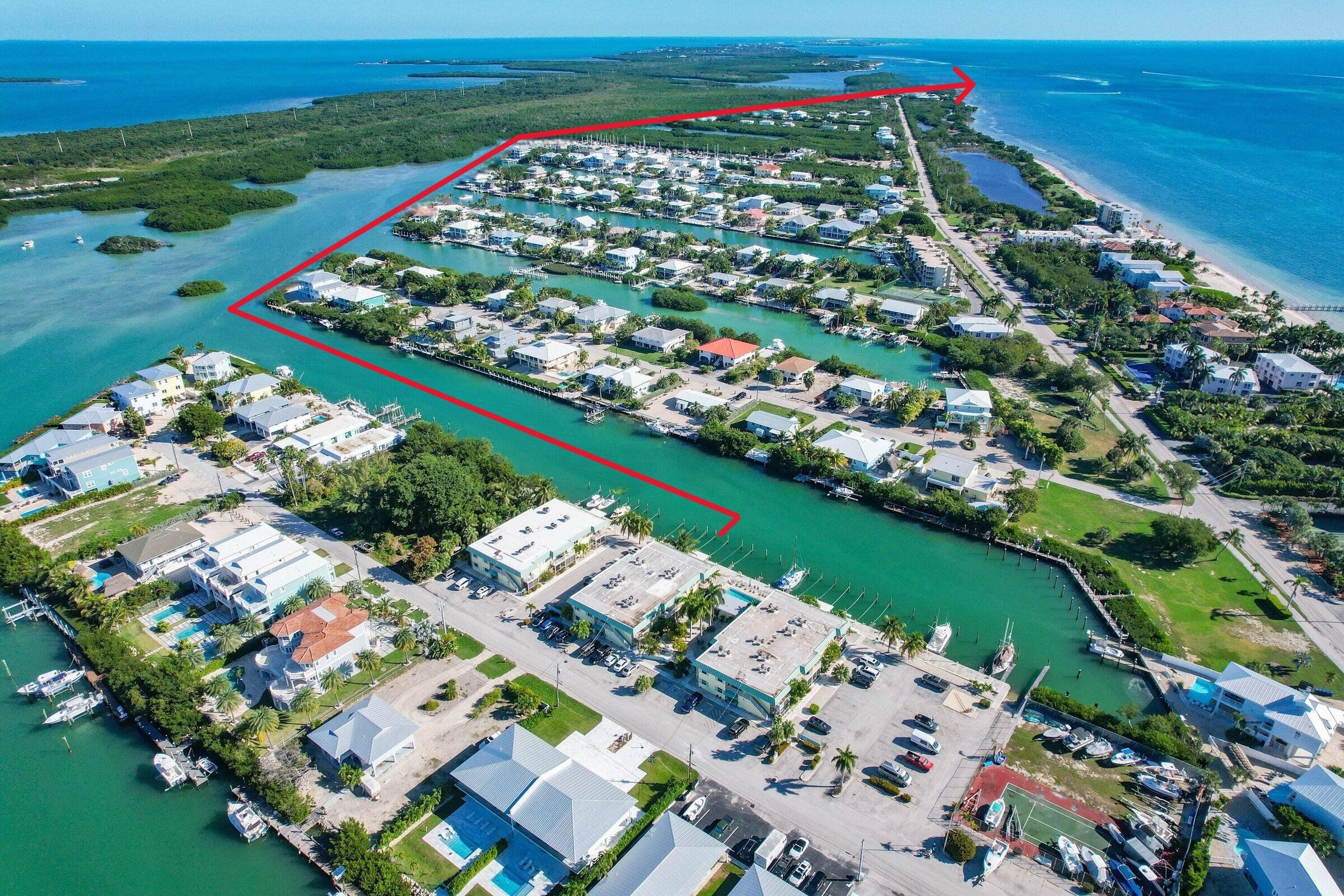 109 Ave D, Unit 305 Marathon, FL 33050 - Photo 41 of 41 a view of a city and an ocean view