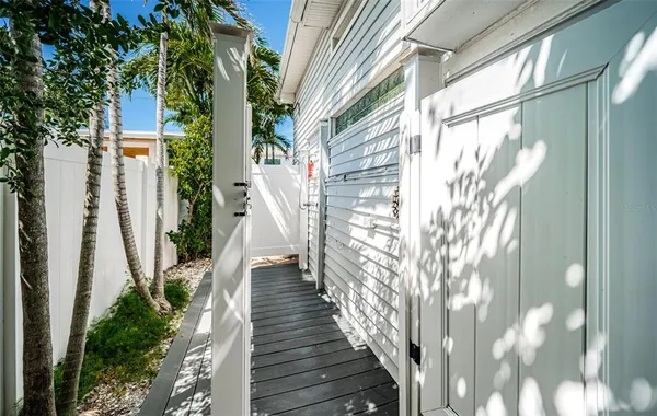 a view of outdoor space and deck