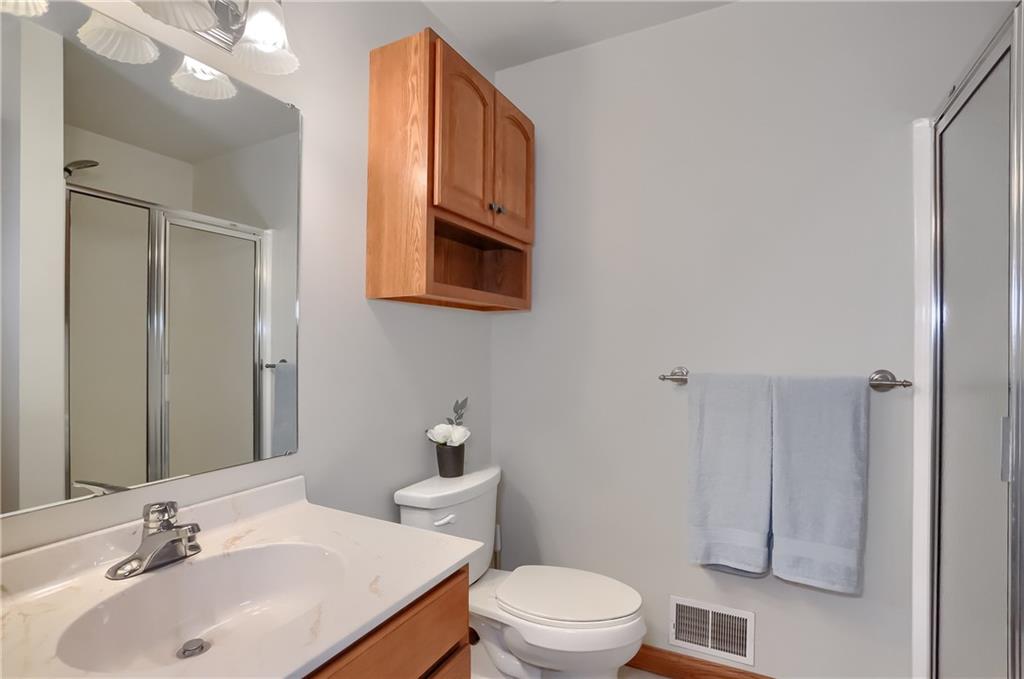 119 South Butler Street Saxonburg, PA 16056 - Photo 26 of 39 a bathroom with a sink a toilet and shower