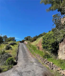 a view of a pathway with a yard