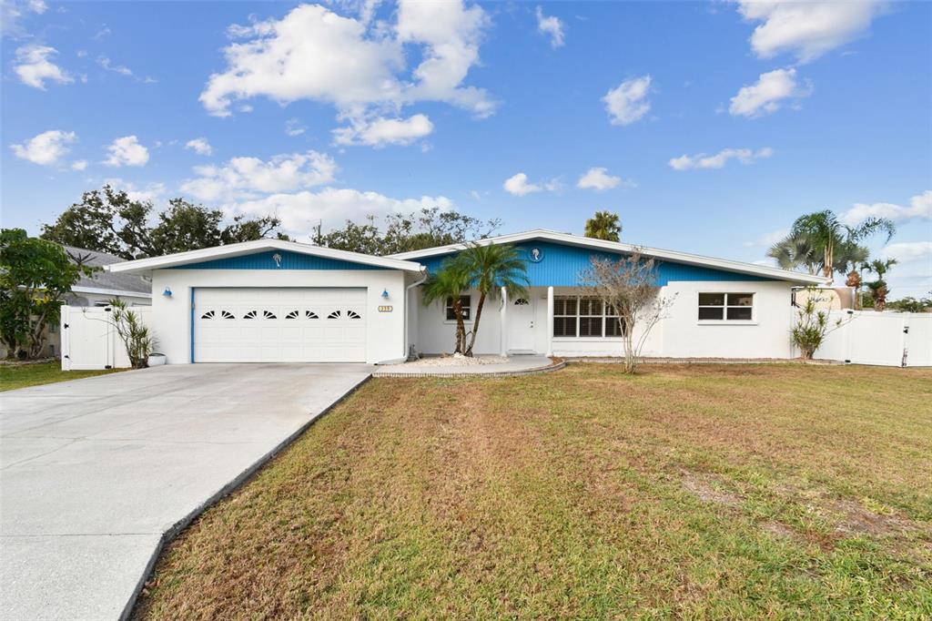 a view of a house with a patio