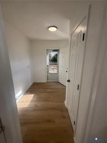 a view of empty room