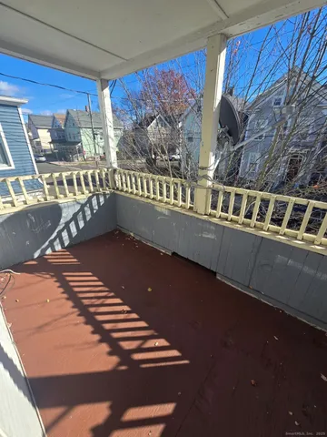 a view of an outdoor space with seating area