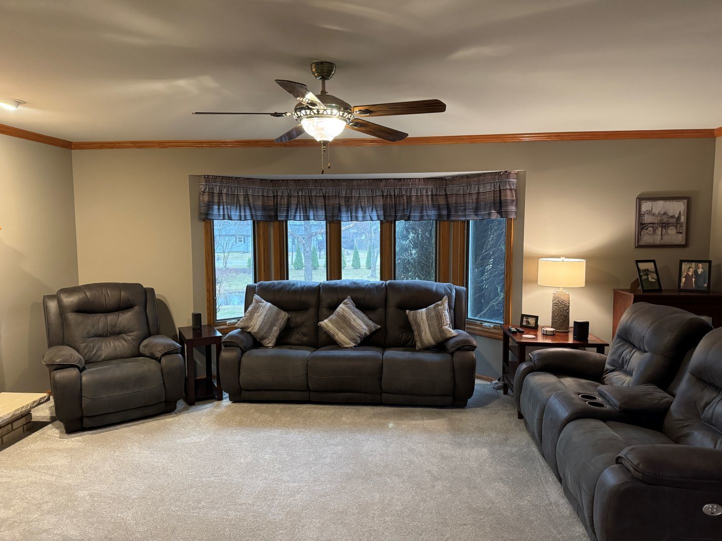 1397 O'Connell Circle New Lenox, IL 60451 - Photo 9 of 23 a living room with furniture and a large window