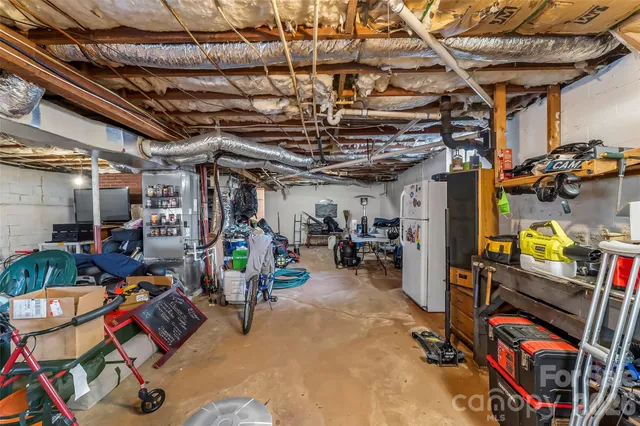 a view of a storage room with a lot of stuff