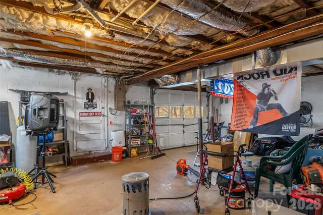 a view of storage and utility room