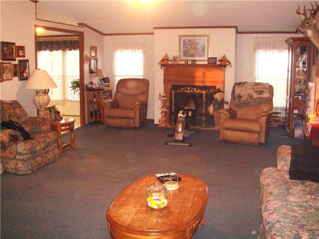 805 Chestnut Grove Road Pulaski, TN 38478 - Photo 7 of 20 THE GAS LOG FIREPLACE IS PERFECT FOR BREAKING THE CHILL ON THE COOLER NIGHTS