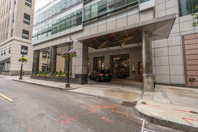 a view of a building with gym equipment