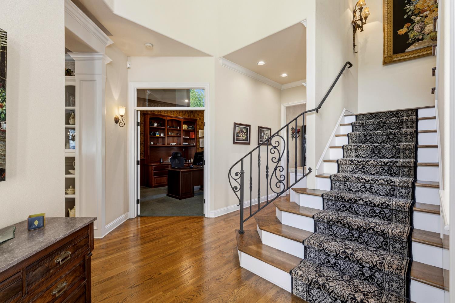 5869 Granite Hills Drive South Granite Bay, CA 95746 - Photo 30 of 66 a view of entryway and hall with wooden floor