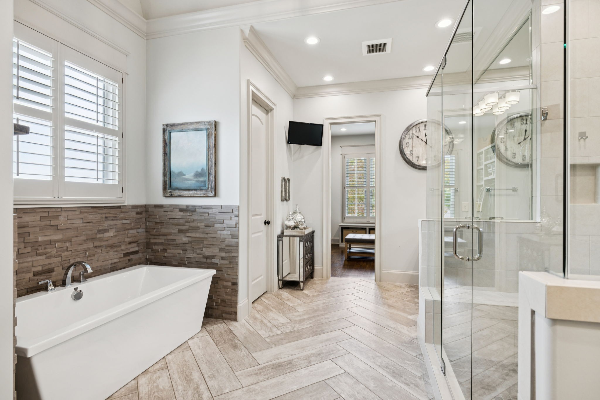 1741 Ravello Way Brentwood, TN 37027 - Photo 33 of 80 a bathroom with a sink a toilet and shower