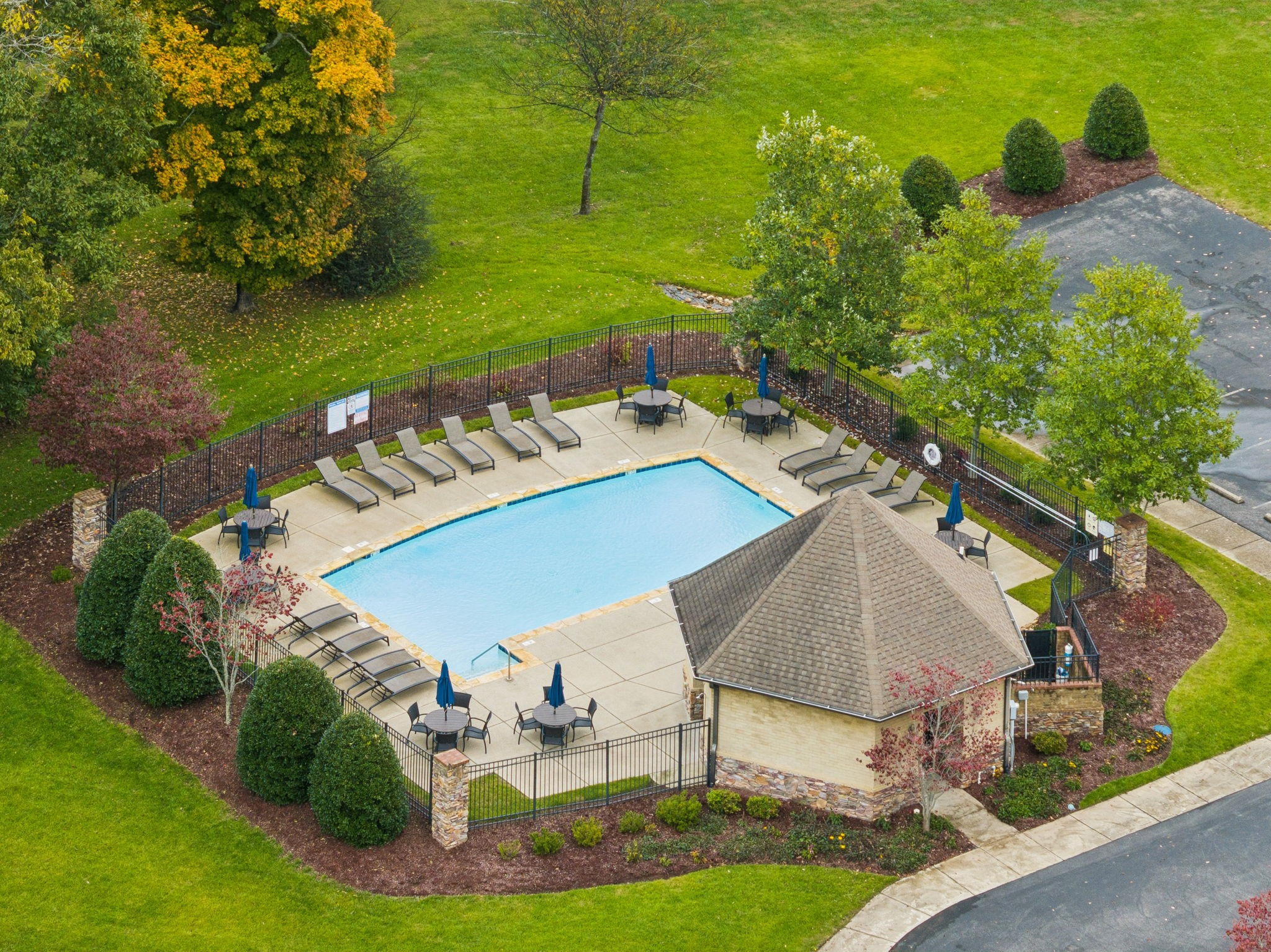 1741 Ravello Way Brentwood, TN 37027 - Photo 75 of 80 a aerial view of a house with outdoor space