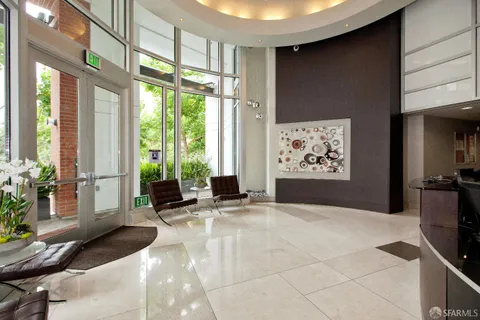 a view of a multi story building