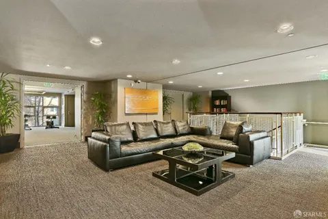 a view of a building and a street