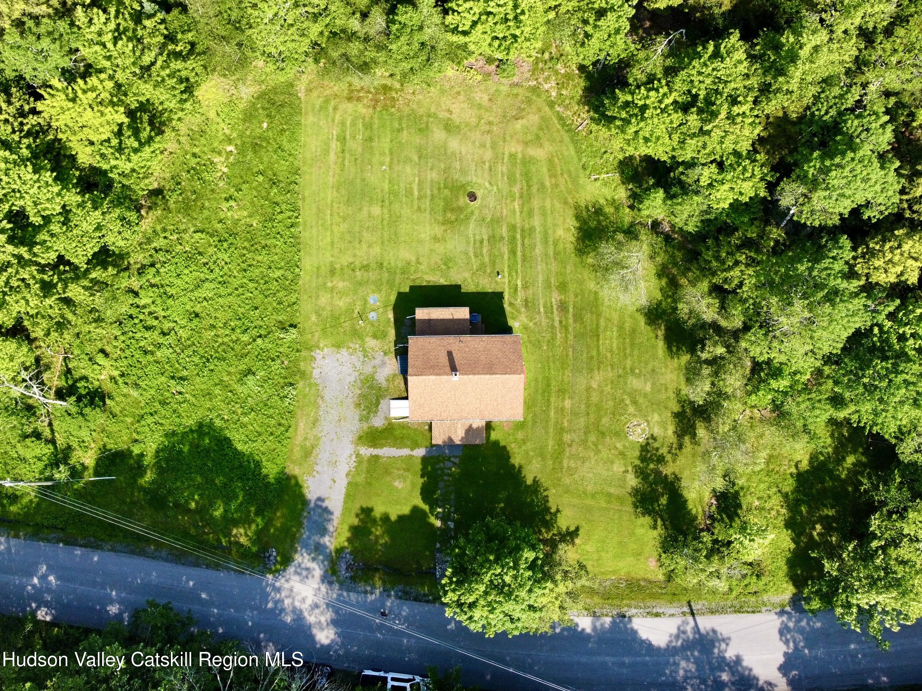 209 Griffin Road East Jewett, NY 12424 - Photo 24 of 34 an aerial view of a house with a yard