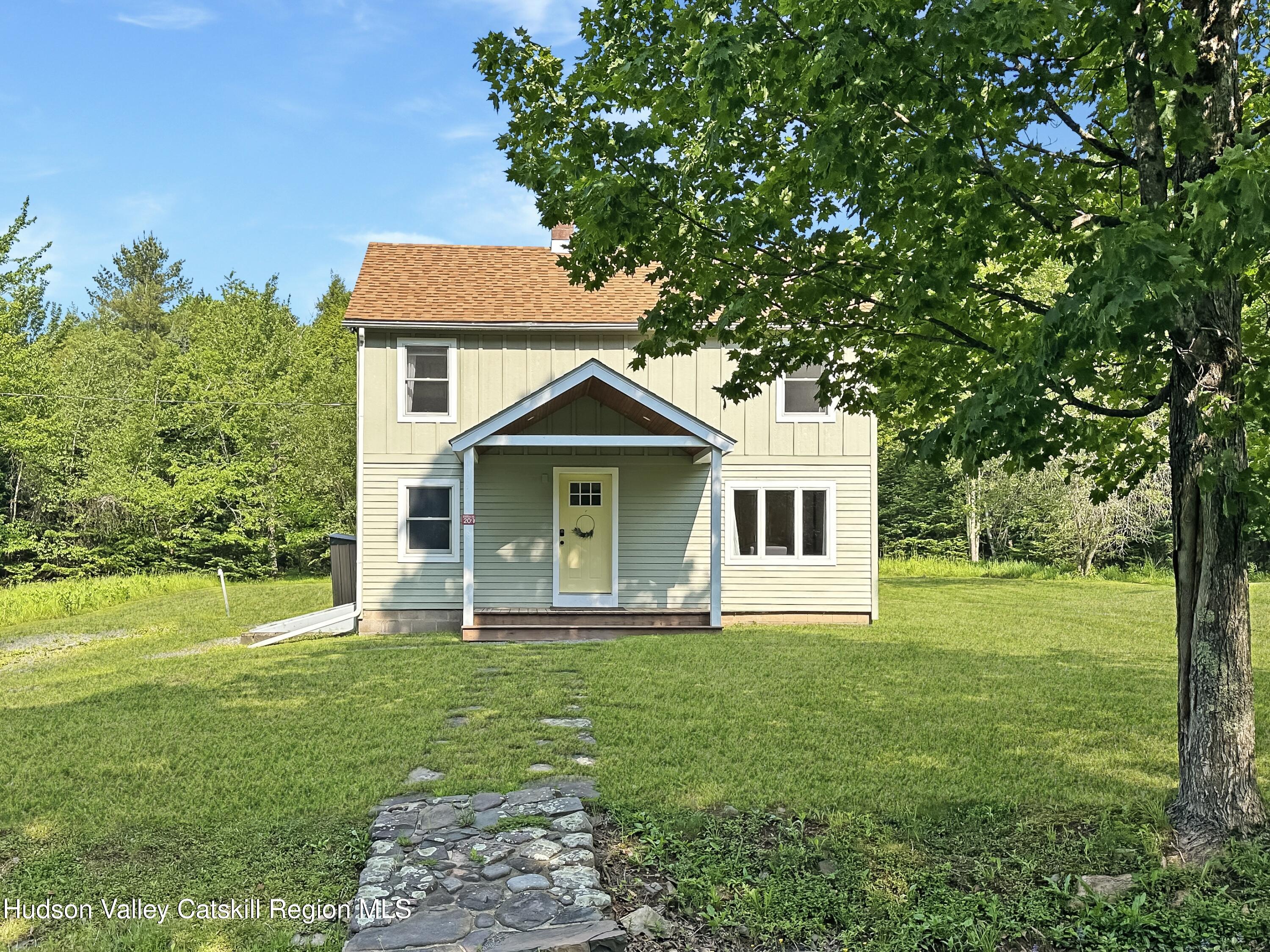 209 Griffin Road East Jewett, NY 12424 - Photo 26 of 34 a front view of a house with a yard