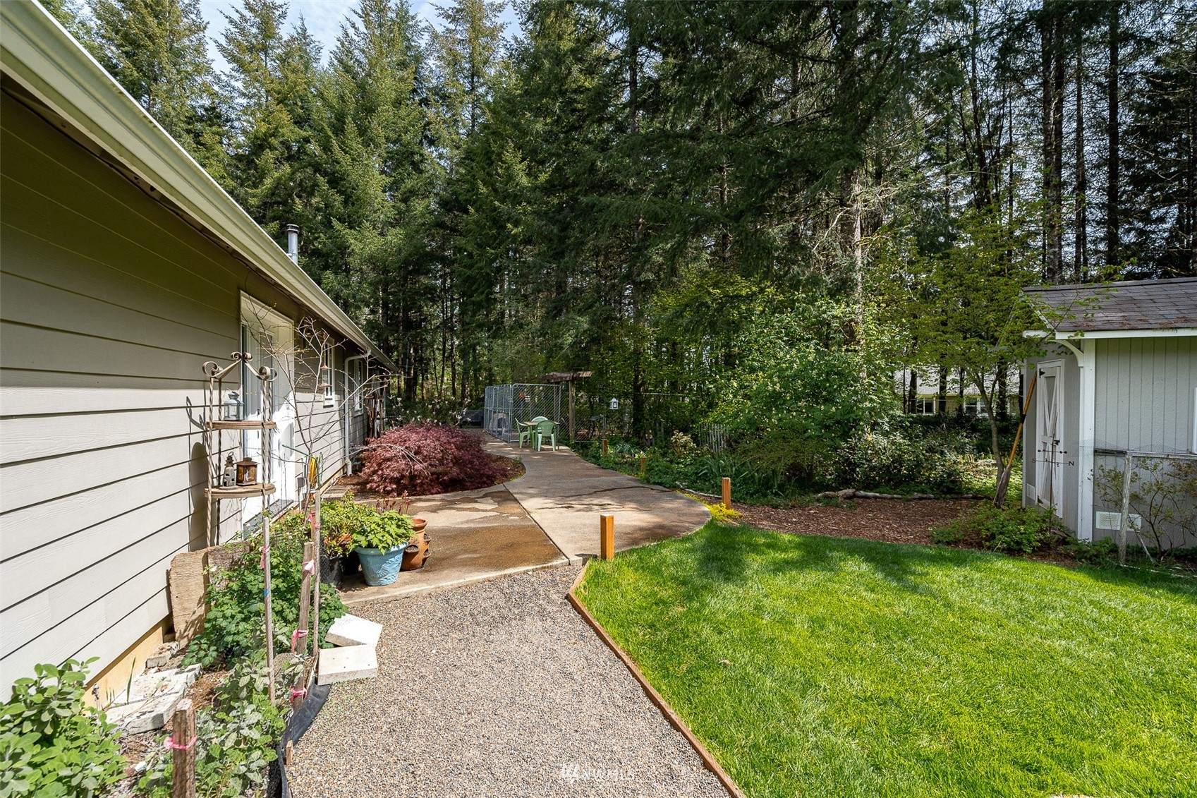 101-04 Hawkins Road Winlock, WA 98596 - Photo 12 of 40 a view of a back yard