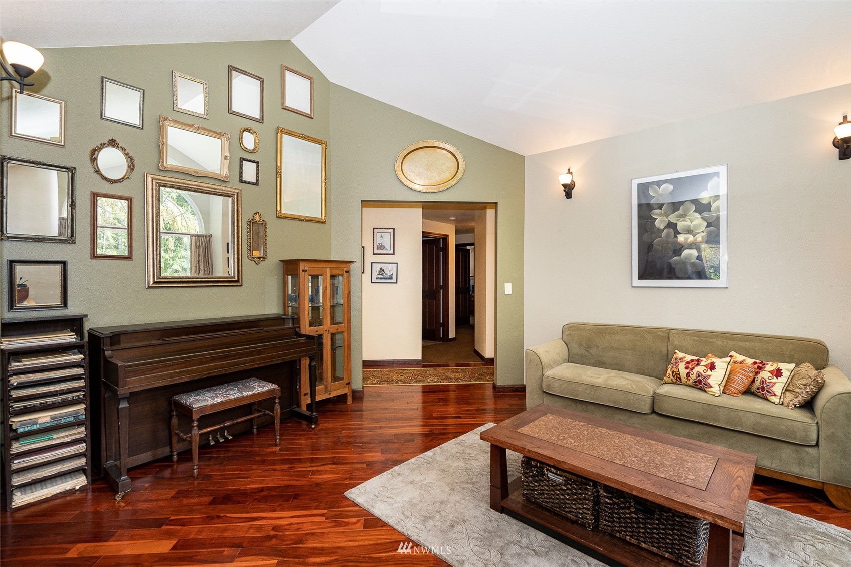 101-04 Hawkins Road Winlock, WA 98596 - Photo 24 of 40 a living room with furniture and wooden floor
